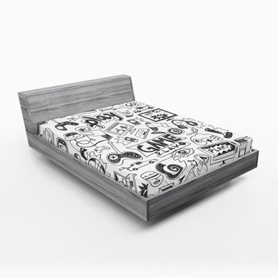 Ensemble de 2 draps-housse pour jeux vidéo Ambesonne