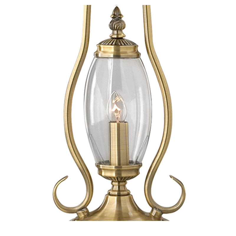 Revere 27" Satin Antique Brass Table Lamp