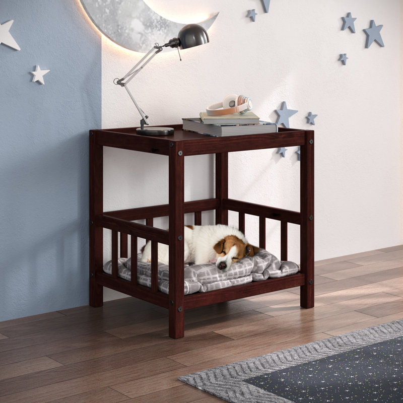 Best Friend End Table Pet Bed, Brown