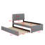 Lit plateforme tapissier avec lit gigogne-1800928856