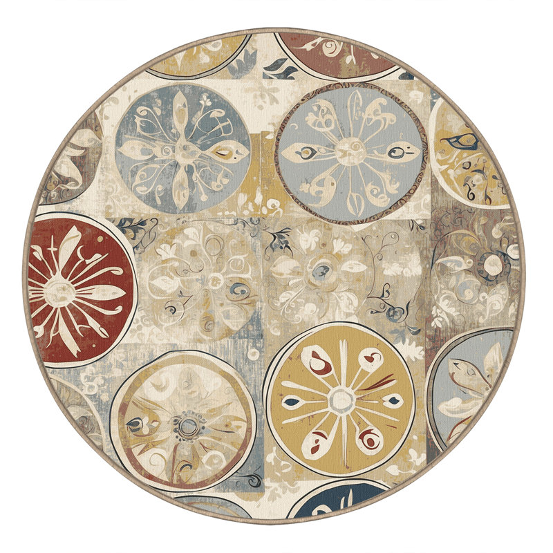 Funky Spark Rug, Round 5'