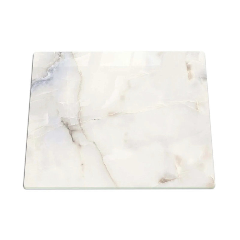 RV Small Stove Top Cover & Cutting Board, White