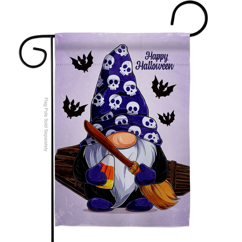 Drapeau de jardin 2 côtés en polyester 18,5 po x 13 po