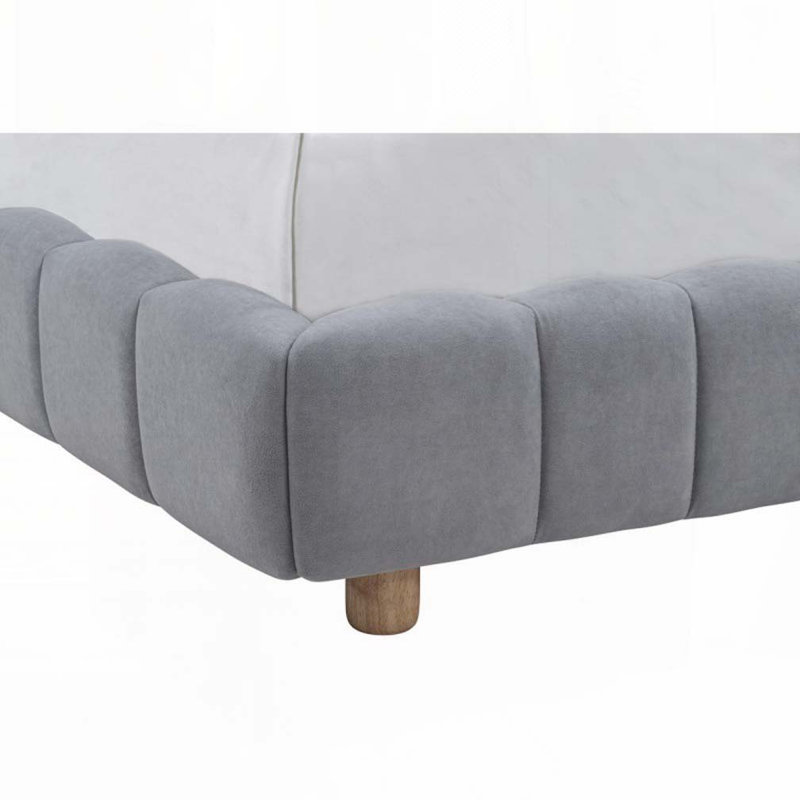 Velvet Upholstered Bed