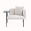 Fauteuil de détente Lounge avec petite table et coussin de dossier-1957562611