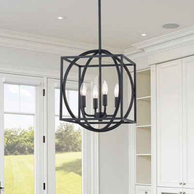 Luminaire suspendu pour cuisine 4 lumières Tressia