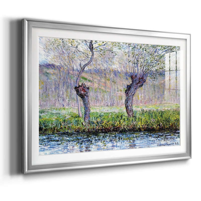 Saules au printemps, 1886, Argent, H 30 po x l 44 po x P 1,5 po