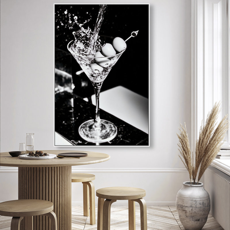 Chill Time III Print by Oliver Gal, 25"H x 17"W, White Floater Frame