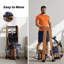 Rameur à eau MERACH à double résistance (eau et magnétique), rameur pliable en bois pour entraînements à domicile, capacité de 159 kg