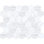 2" x 2" Marble Honeycomb Mosaic Wall & Floor Tile