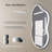 Aevar Asymmetrical Cloud LED Lighted Anti-Fog Bathroom/Vanity Mirror with Tempered Glass & ETL-1464192357