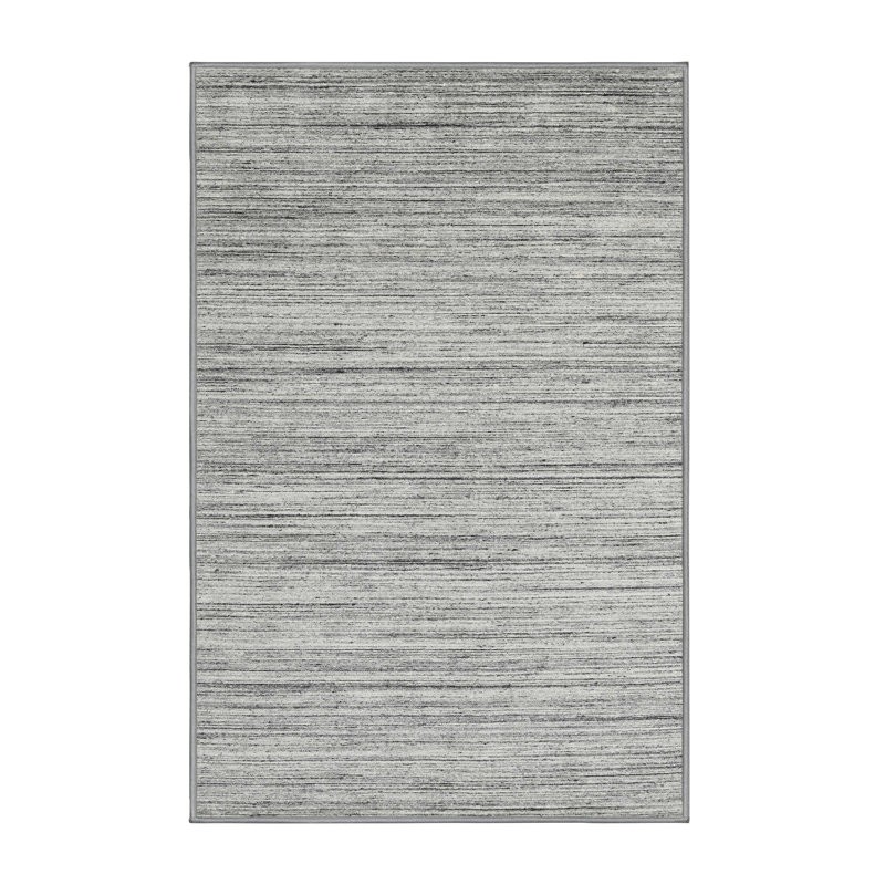 Tapis gris zone contemporaine, Rectangle 5 pi x 7 pi