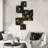 Essonnes - Damask Wall Art Set Of 5