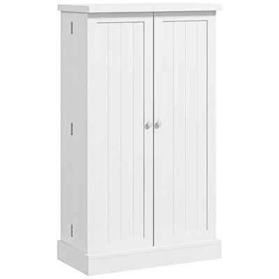 Kitchen Pantry Storage Cabinet with Adjustable Shelves by Winston Porter
