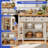 Multifunction Portable Kitchen Island Kitchen Cart with Drop Leaf-1491623022