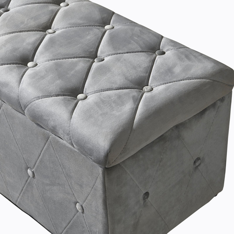 Priamo Velvet Upholstered Storage Bench