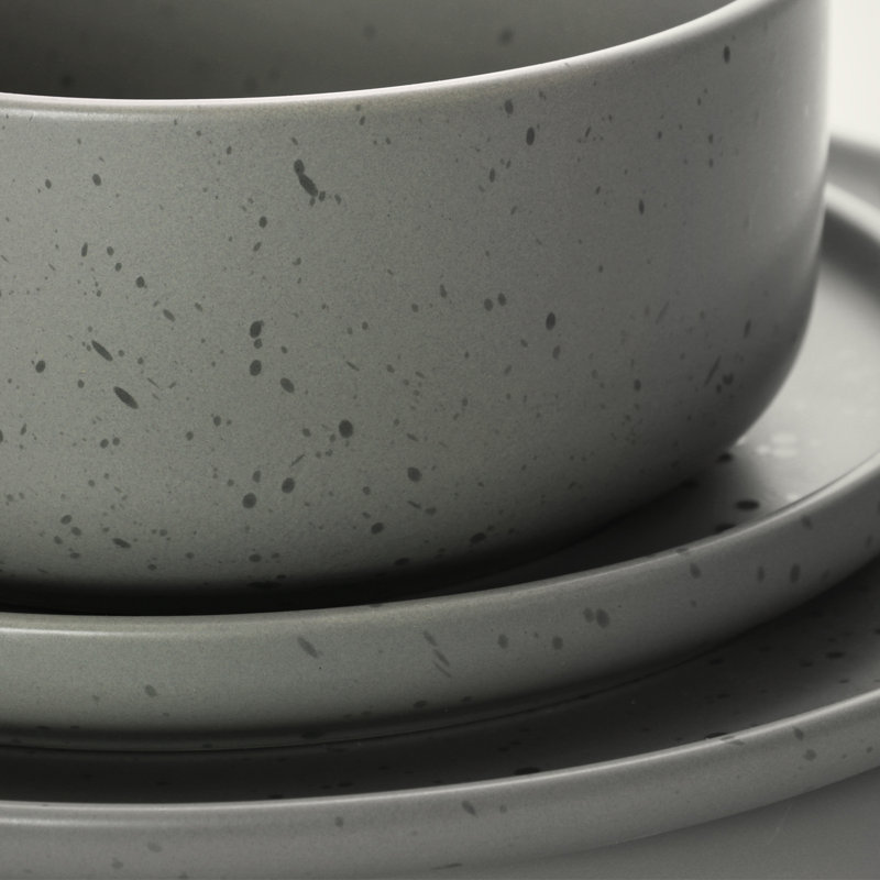 Hurd Piece Stoneware Dinnerware Set - Service for 4
