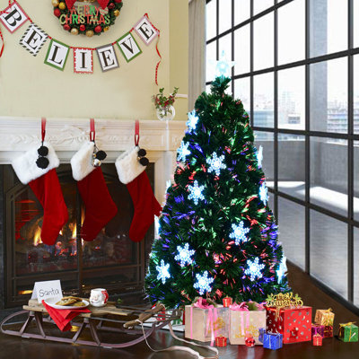 48' Lighted Pine Christmas Tree