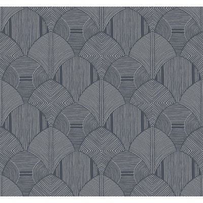 Meyberg Silver Geometric Wallpaper