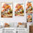 " Two Orange Trees In Autum Watervolor "-707623769-666808802