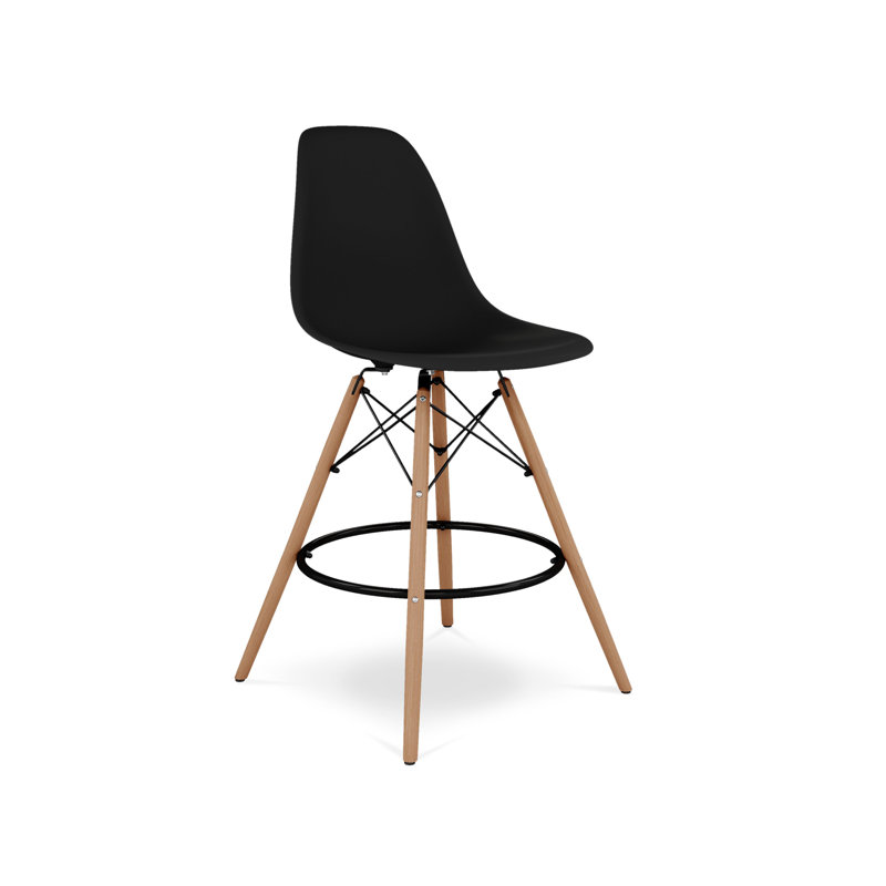 Modholic Eiffel Counter Stool, Black (Set Of 4), Black