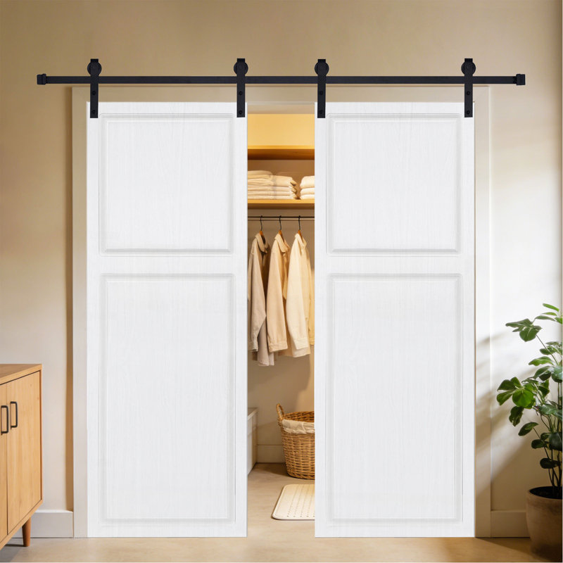 without Installation Hardware Kit, 28" x 80", Double Slide, 2