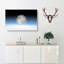 The Moon Above in Abstract - Wrapped Canvas-55303580