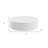 47" White Wood Round Drum Coffee Table