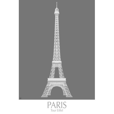 Paris, Tour Eiffel, monochrome