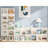 Narrow 12-Cube Modern Bookcase Vertical Horizontal Storage