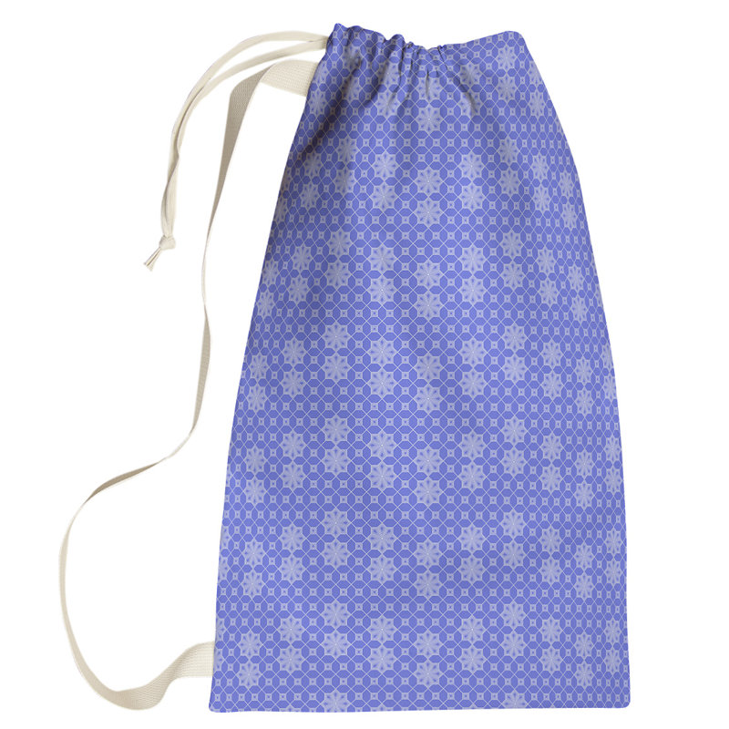 Sac à linge en treillis, Petit (H 64 po x l 20 po x P 1,5 po), Bleu