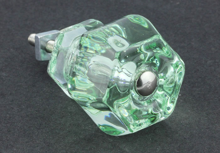 (5 Pack) 1-1/2 inch Antique Knob, Coke Bottle Green