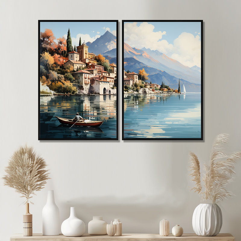 Nimmons - Art mural sur toile traditionnel, Black, 36" H x 48" W, Impression encadrée flottante