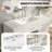 48" Resin Basin for Bathroom Vanity, Bathroom Sinks with 3-Faucet Holes, Vanity Top only, Bright White