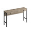 Ensemble de table de salle à manger à 3 tiroirs avec prises de courant, ensemble de table de bar avec tabourets circulaires en polyuréthane, facile à assembler-946454252