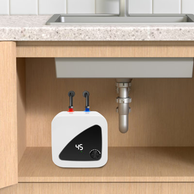 1500W 110V Electric Storage Tank Instant Hot Water Heater With Digital Temperature Display