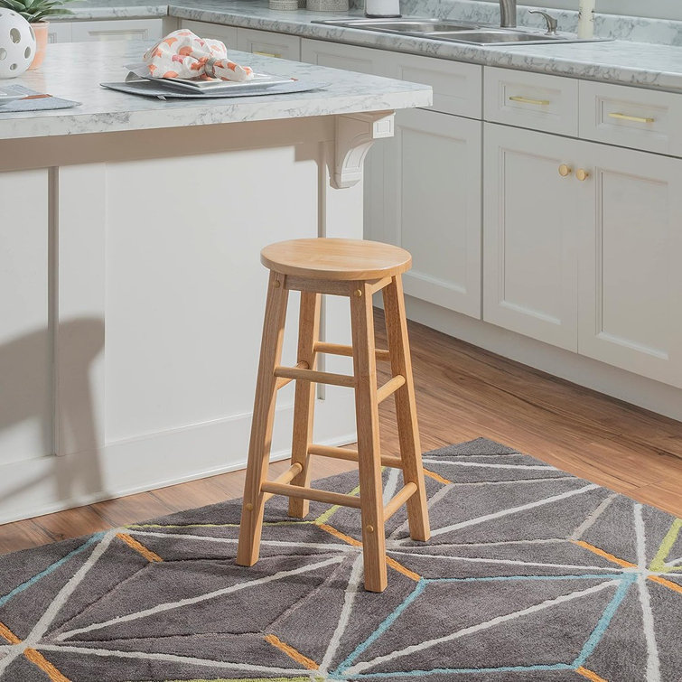 Bernistine Solid Wood Counter/Bar Stool