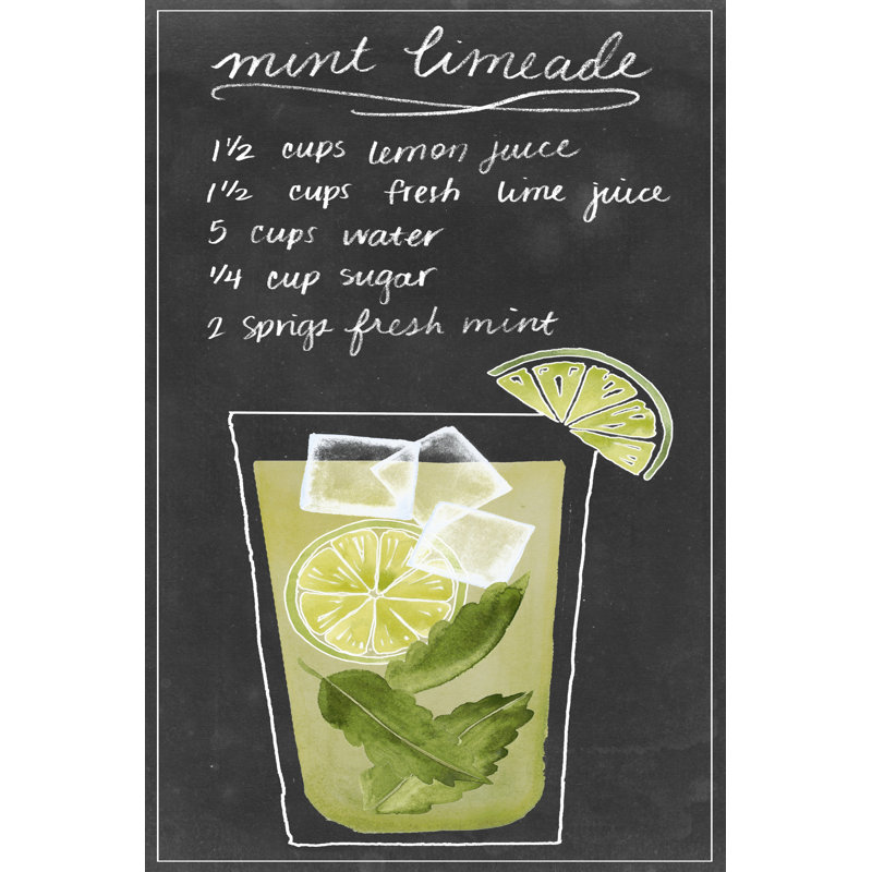 Summer Drinks IV by Grace Popp - Wrapped Canvas Print, 46cm H x 30cm W x 3.8cm D