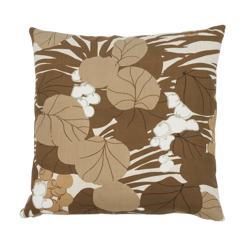 Sea Grapes Pillow, Bark