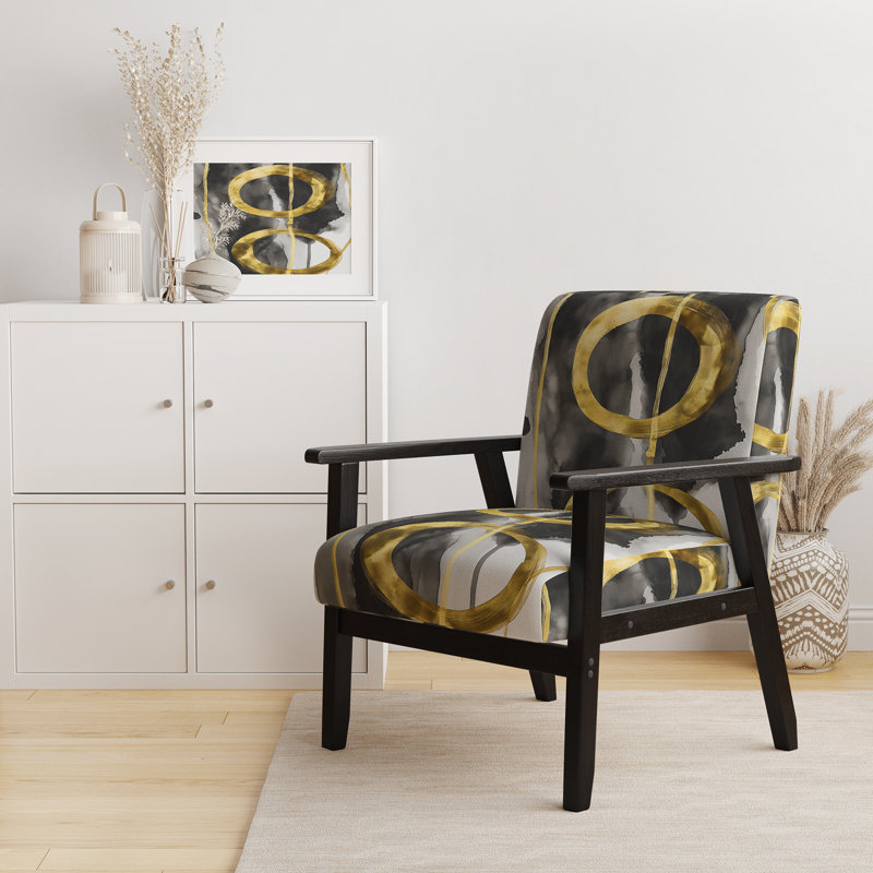 Fauteuil d'appoint rembourré Glam Mettalic II, Turquoise Velvet
