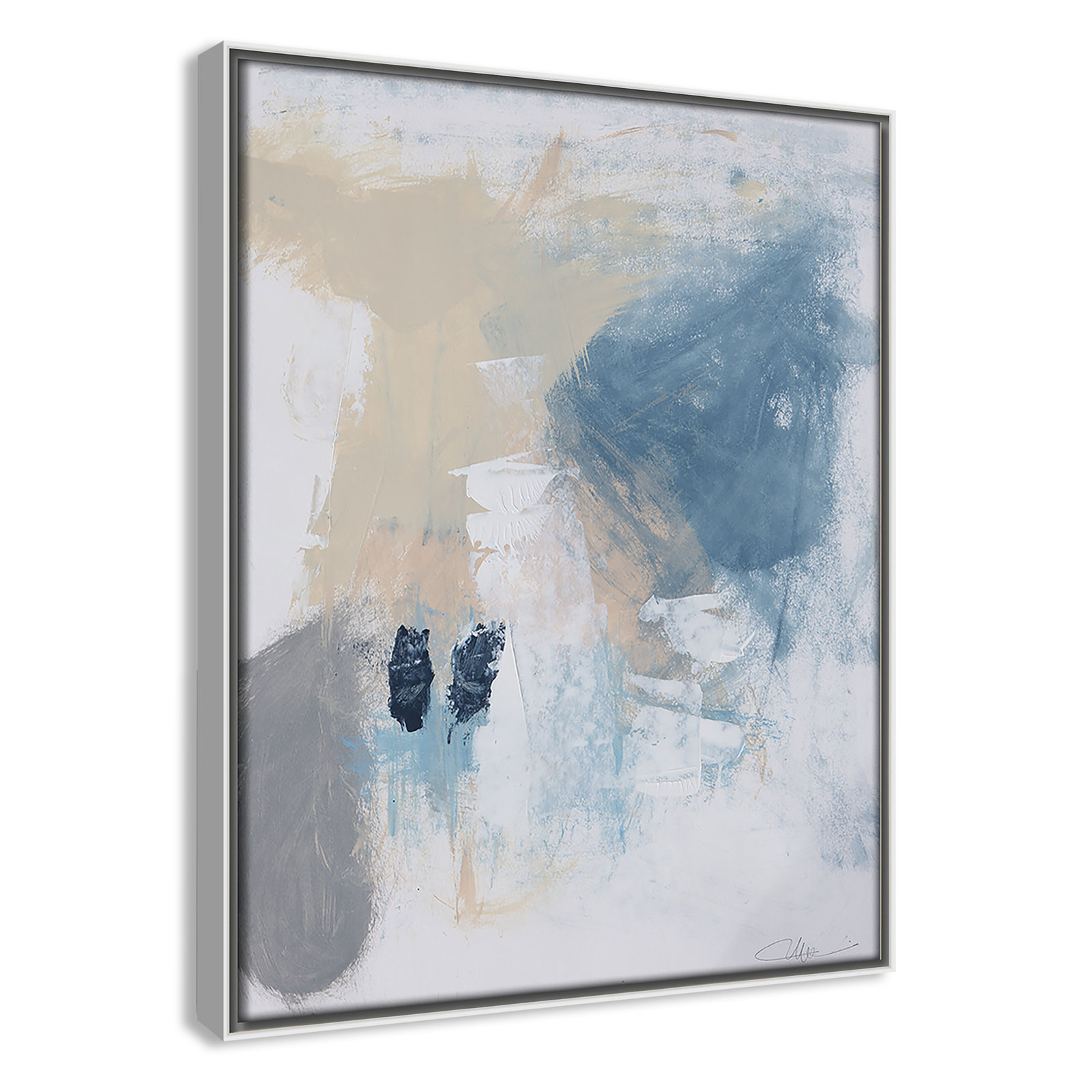 Coastal Carnival II Print by Casa Fine Arts, No Mat, 15.5" H x 12.5" W x 2" D, White Floater Framed Canvas