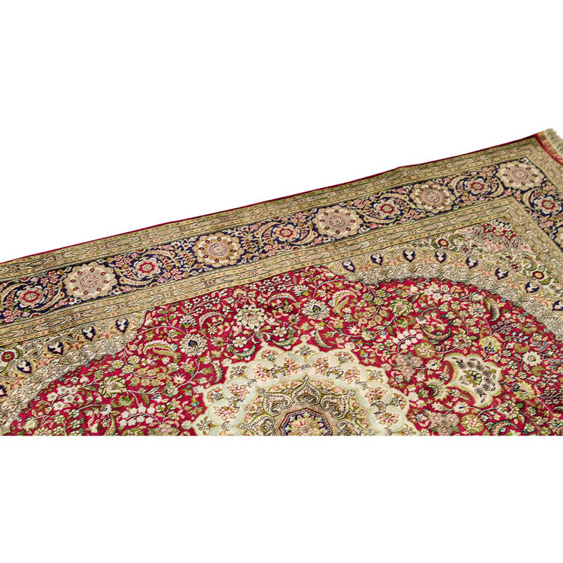 Hand Woven Silk Oriental Area Rug