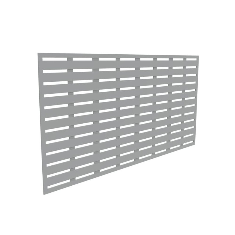 Gray Polypropylene Decorative Screen Panel 34" x 68"