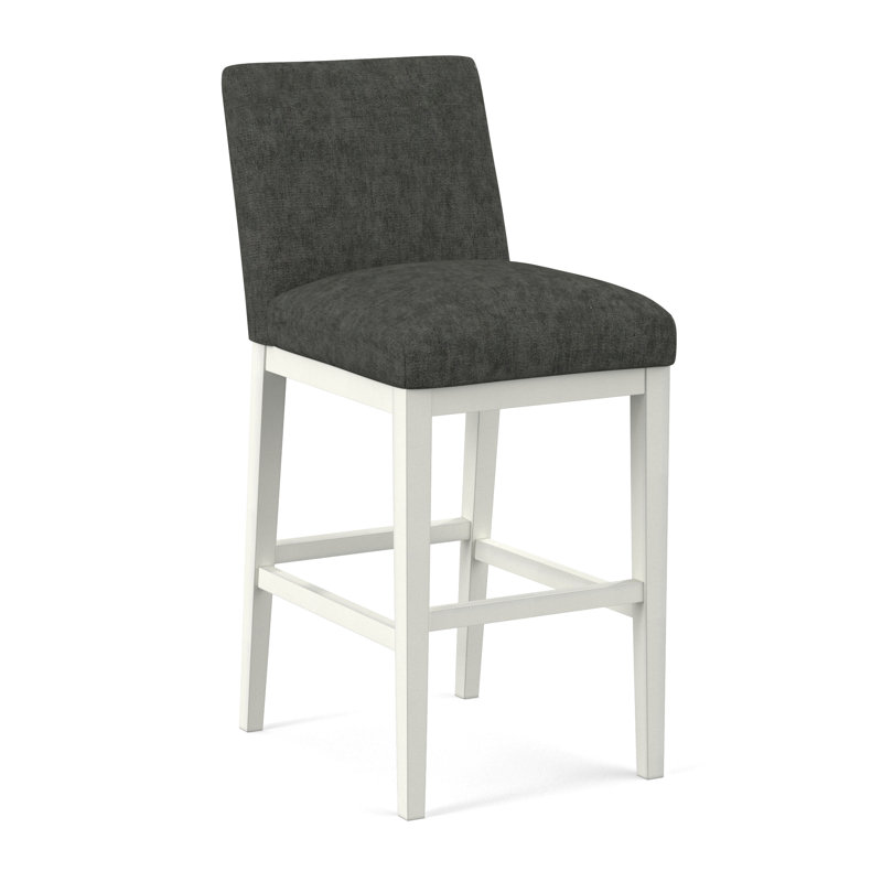 Upholstered Stool, 61703-88, White