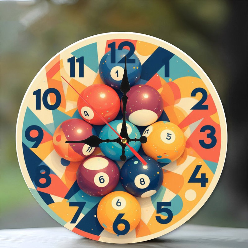 Jeu de boules de billard coloré