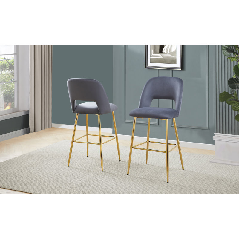 Tabouret de bar 29 po Braebury, Gris, Tabouret de bar (siège d'une hauteur de 29 po)