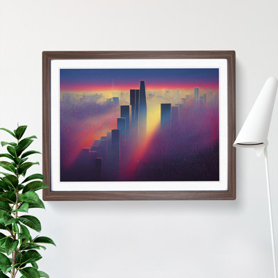 Soulful City Skyline Architecture - Framed Print