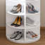 Étagère à chaussures rotative, étagère de rangement à 7 niveaux, bibliothèque autoportante à 360 °-330983364
