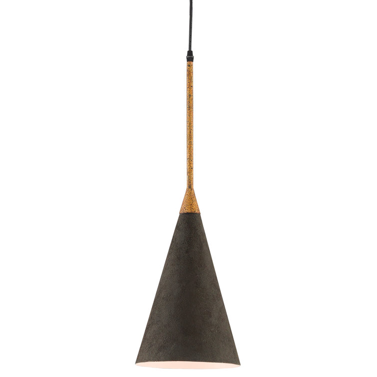 Bunny Williams Single Light Metal Dimmable Plug-in Pendant