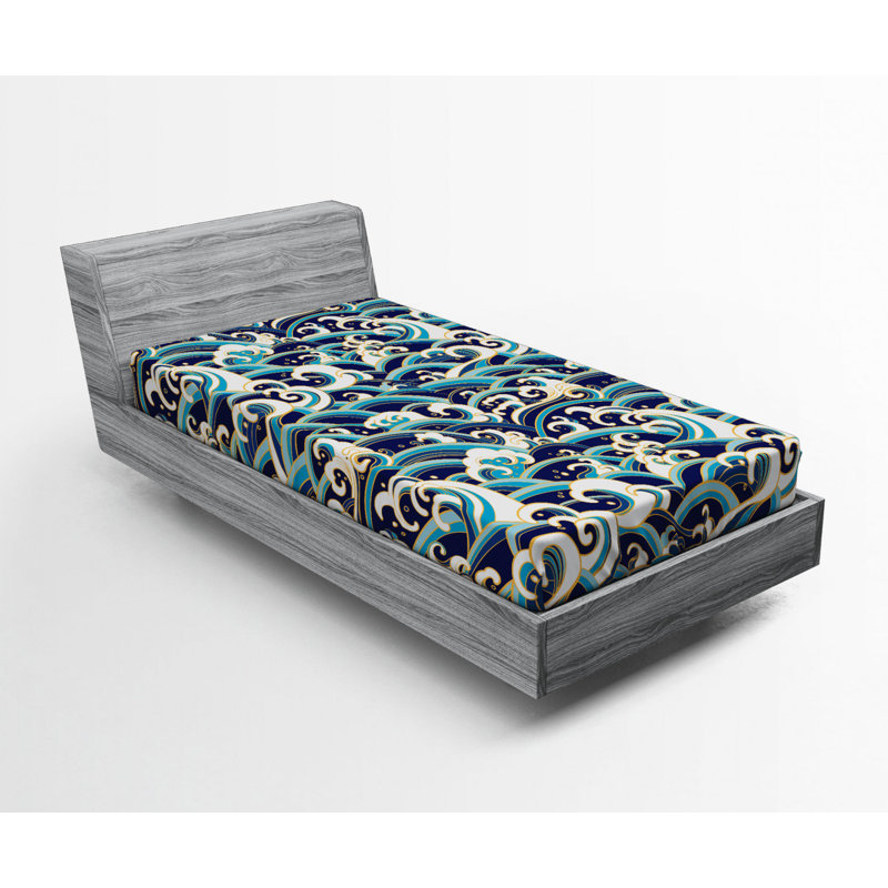 Ambesonne Microfiber Fitted Sheet